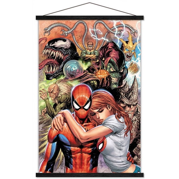 Marvel Comics - The Sinister Six - Amazing Spider-Man: Renew Your Vows #1 Wall Poster with Magnetic Frame, 22.375" x 34"