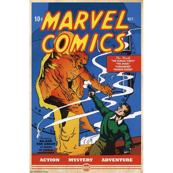 Marvel Comics - The Very First Marvel Comics #1 Wall Poster, 14.725" x 22.375"