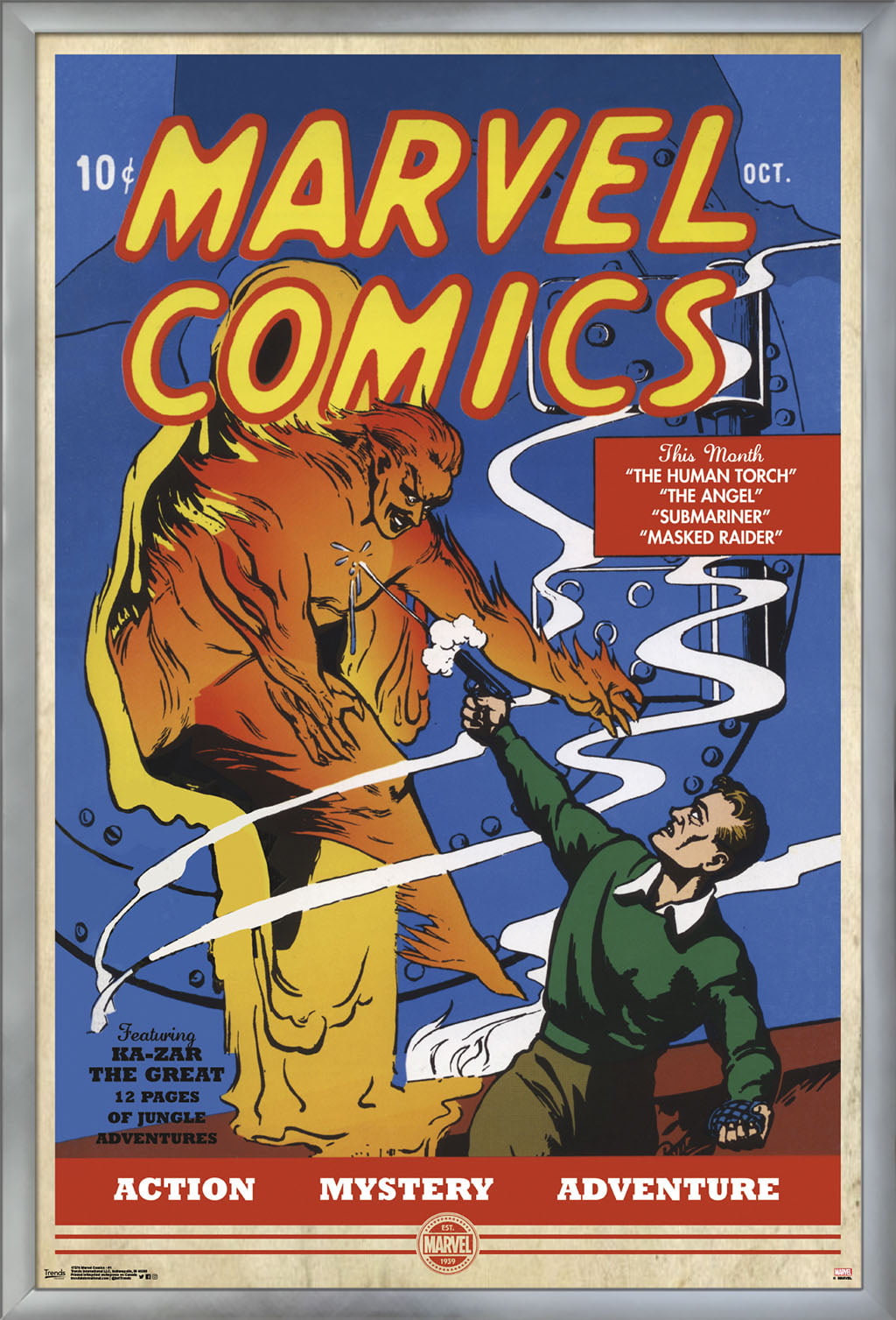Marvel Comics - The Very First Marvel Comics #1 Wall Poster, 22.375