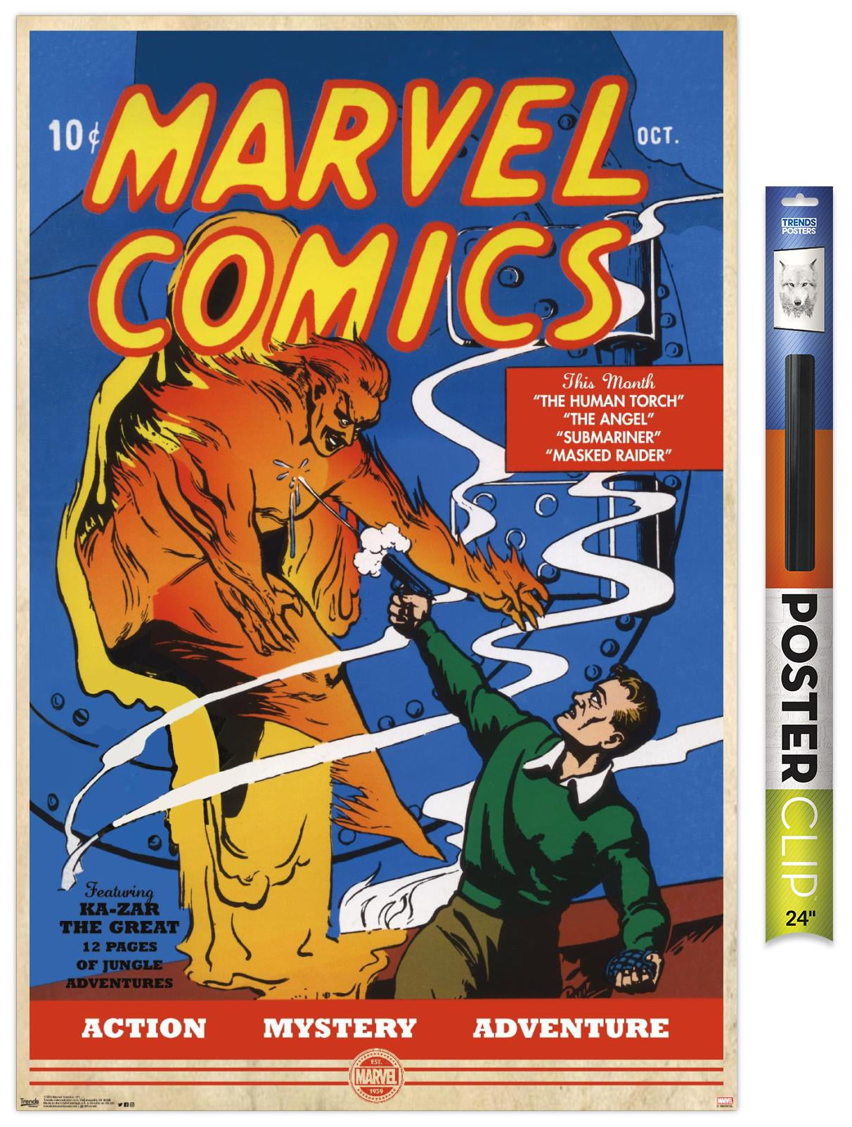 Marvel Comics - The Very First Marvel Comics #1 Wall Poster with