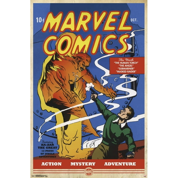 Marvel Comics - The Very First Marvel Comics #1 Wall Poster, 22.375" x 34"