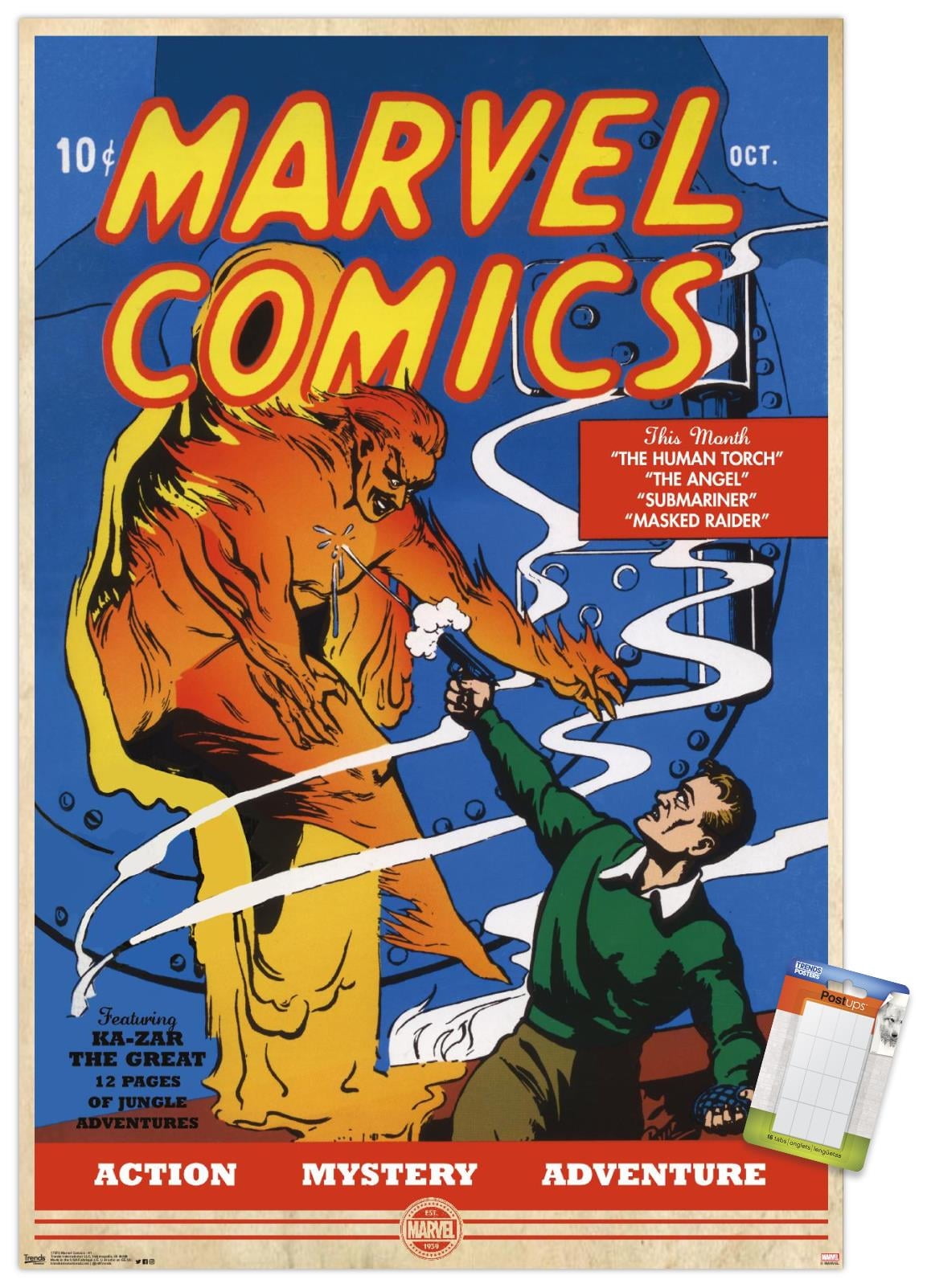 Marvel Comics - The Very First Marvel Comics #1 Wall Poster