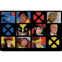Marvel Comics - The X-Men - 90s Animated Grid Wall Poster, 22.375" x 34"