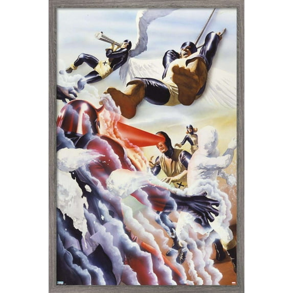 Marvel Comics - The X-Men - Age of Marvels Wall Poster, 14.725" x 22.375", Framed