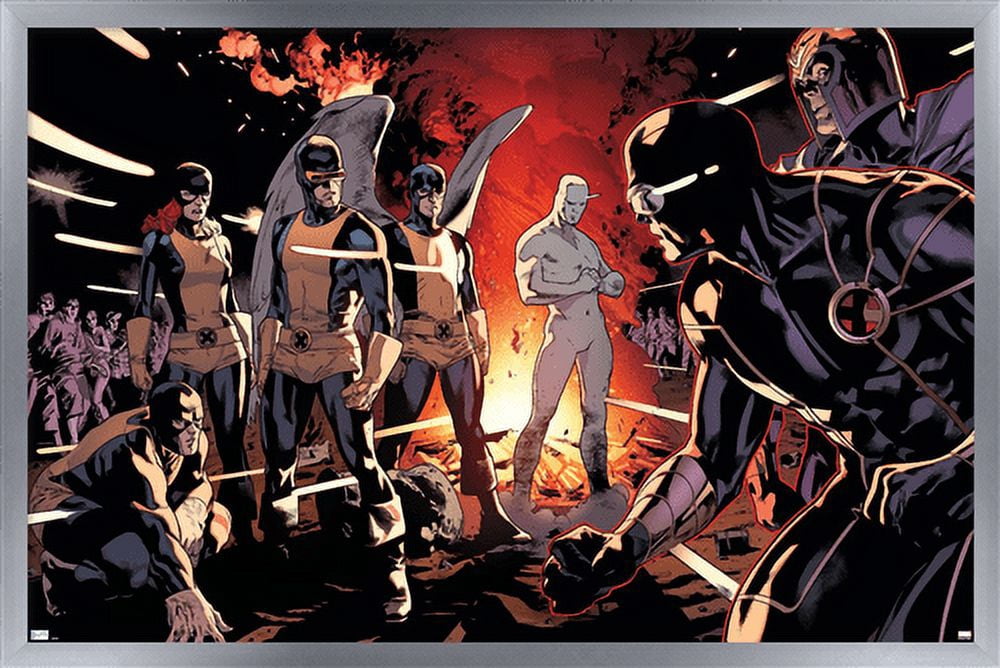 Marvel Comics - The X-Men - Classic Group Wall Poster, 22.375" x 34", Framed