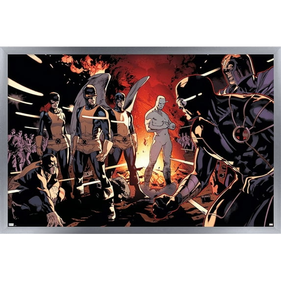 Marvel Comics - The X-Men - Classic Group Wall Poster, 22.375" x 34", Framed