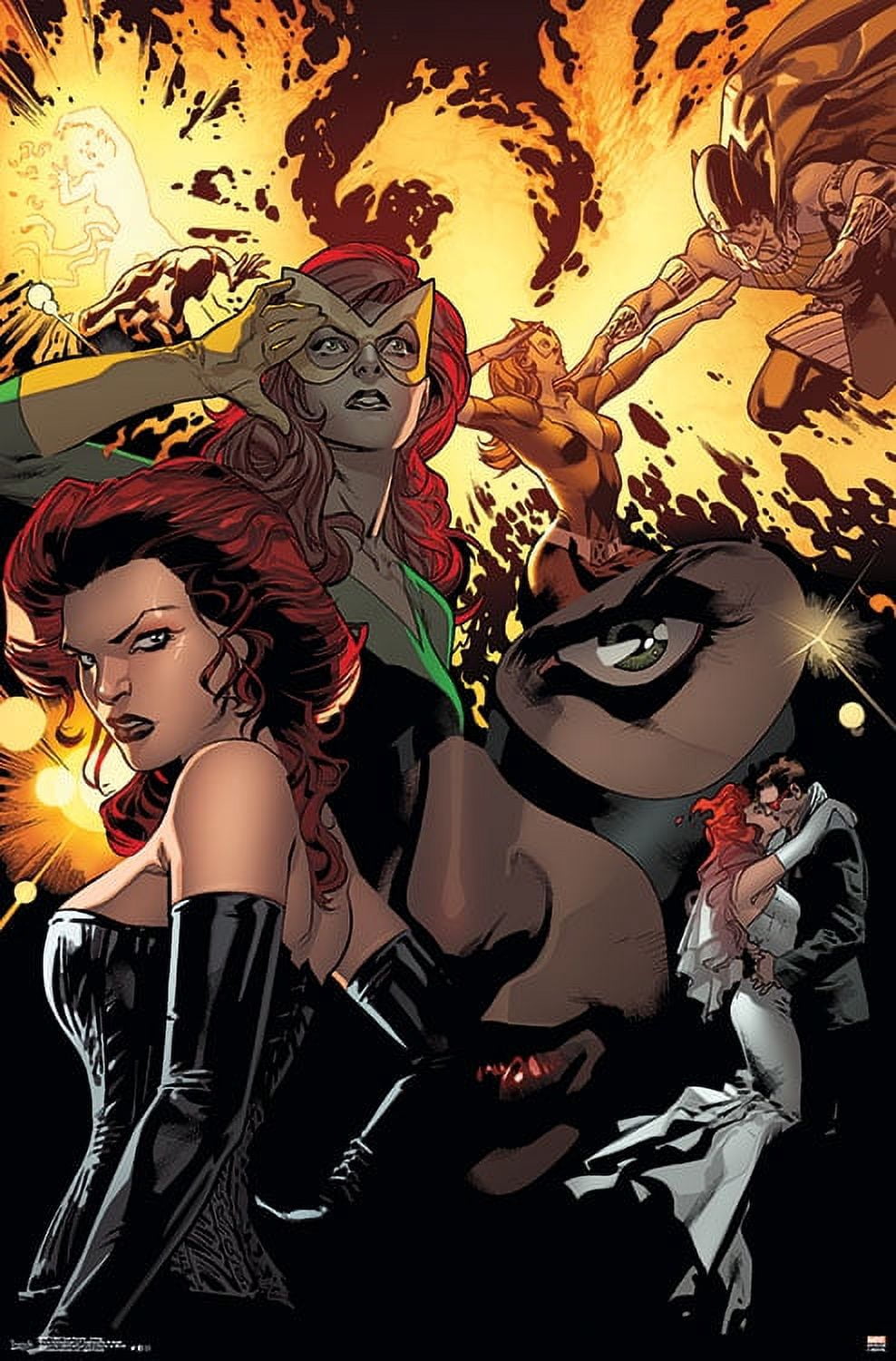 Marvel Comics - The X-Men: Dark Phoenix - Collage Wall Poster, 22.375" x 34"