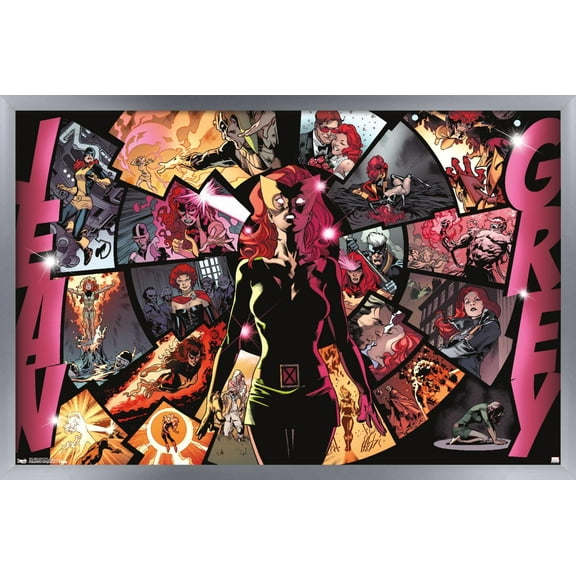 Marvel Comics - The X-Men: Dark Phoenix - Jean Wall Poster, 22.375" x 34", Framed