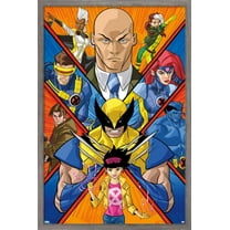 Marvel Comics - The X-Men - Iconic Wall Poster, 22.375" x 34", Framed