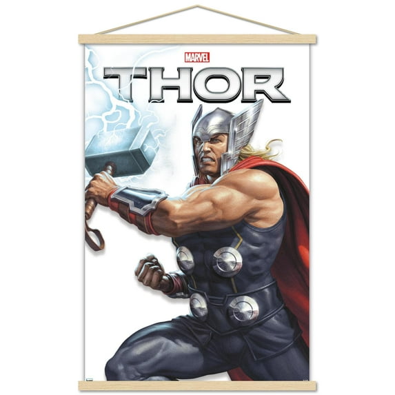 Marvel Comics - Thor Feature Series Wall Poster with Magnetic Frame, 22.375" x 34"