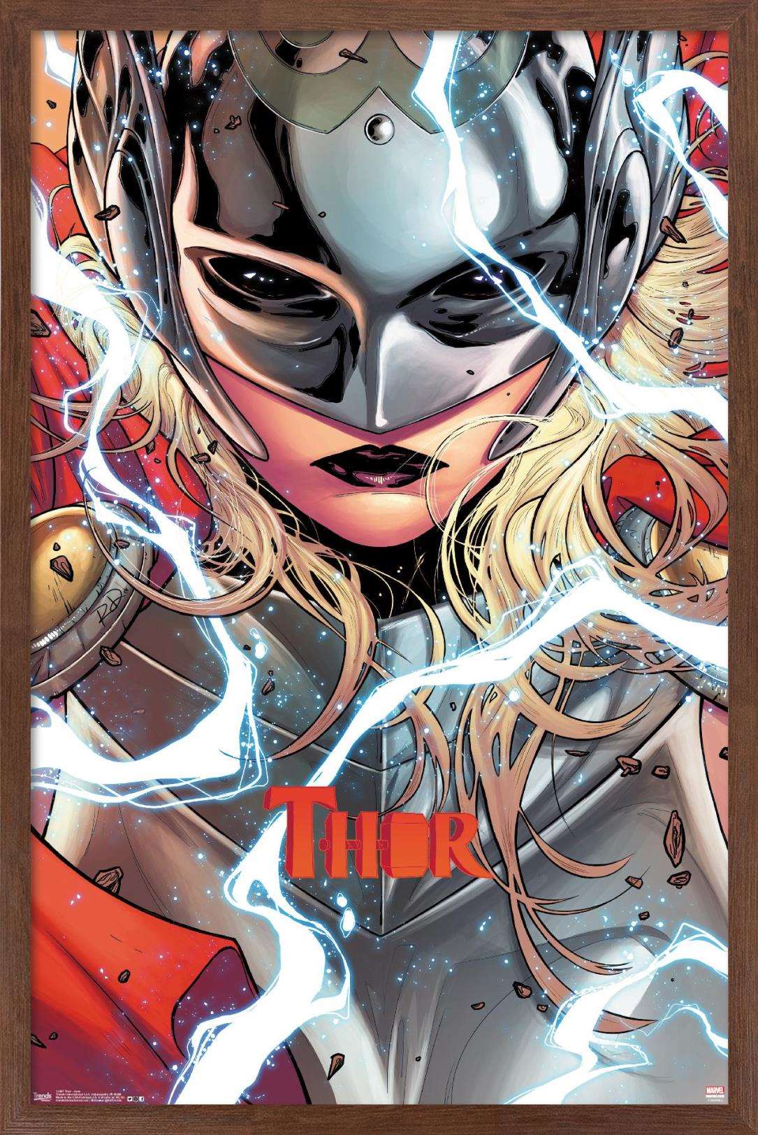 Marvel Comics - Thor - Jane Wall Poster, 14.725" x 22.375", Framed