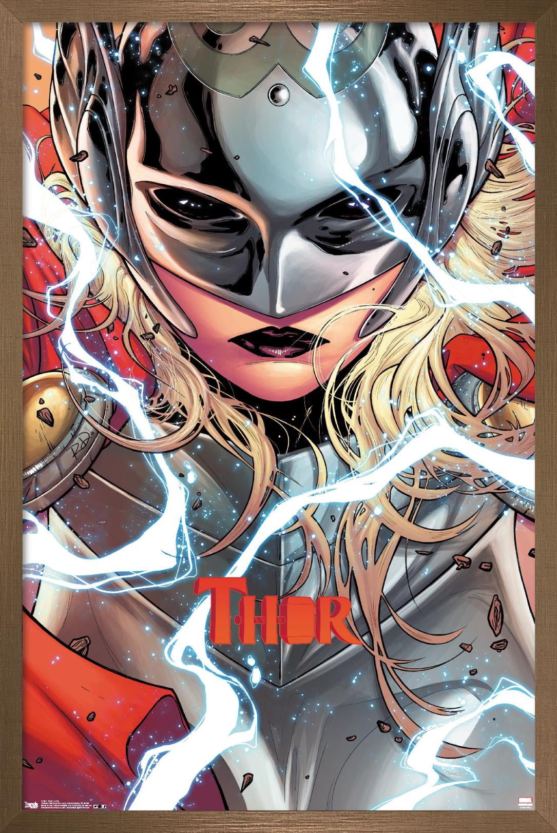Marvel Comics - Thor - Jane Wall Poster, 22.375" x 34", Framed