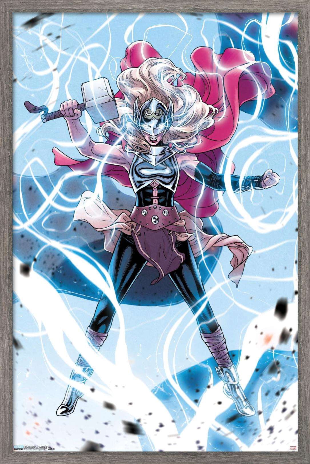 Marvel Comics - Thor - Mighty Thor #704 Wall Poster, 14.725" x 22.375", Framed
