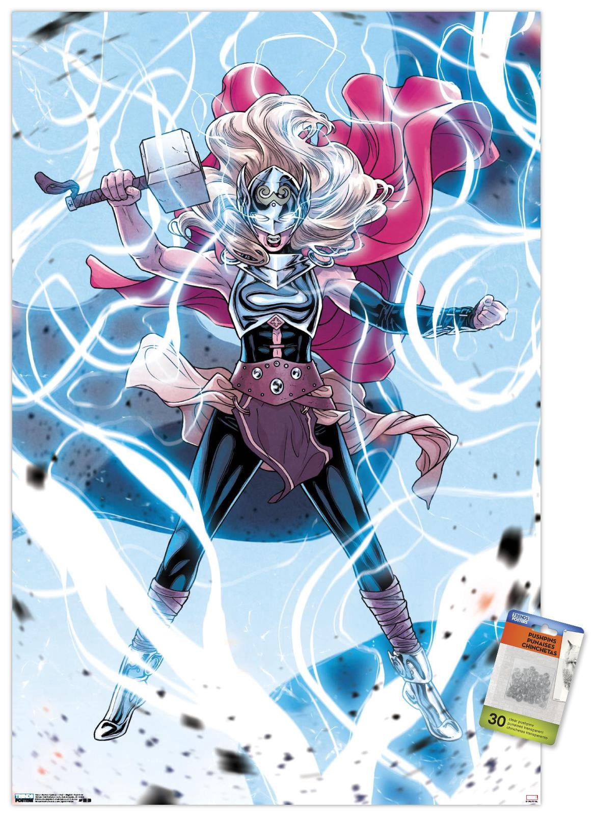 Marvel Comics - Thor - Mighty Thor #704 Wall Poster with Pushpins, 22.375" x 34"