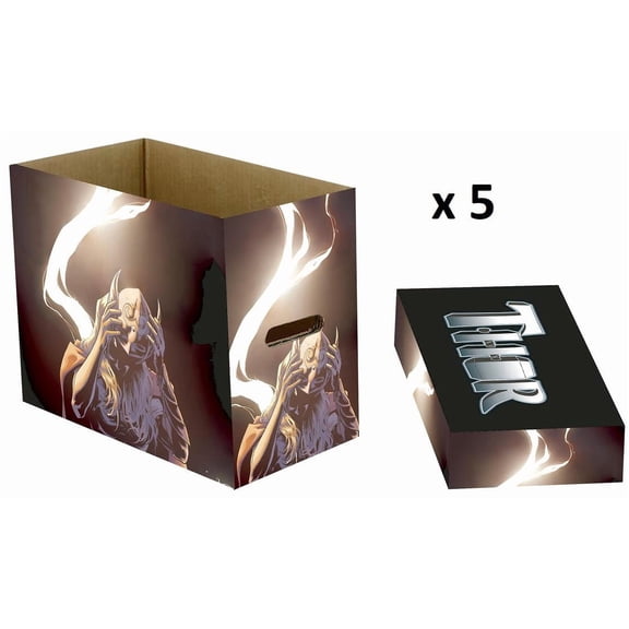 Marvel Comics Thor Short Comic Storage Box- 5 Pack Bundle
