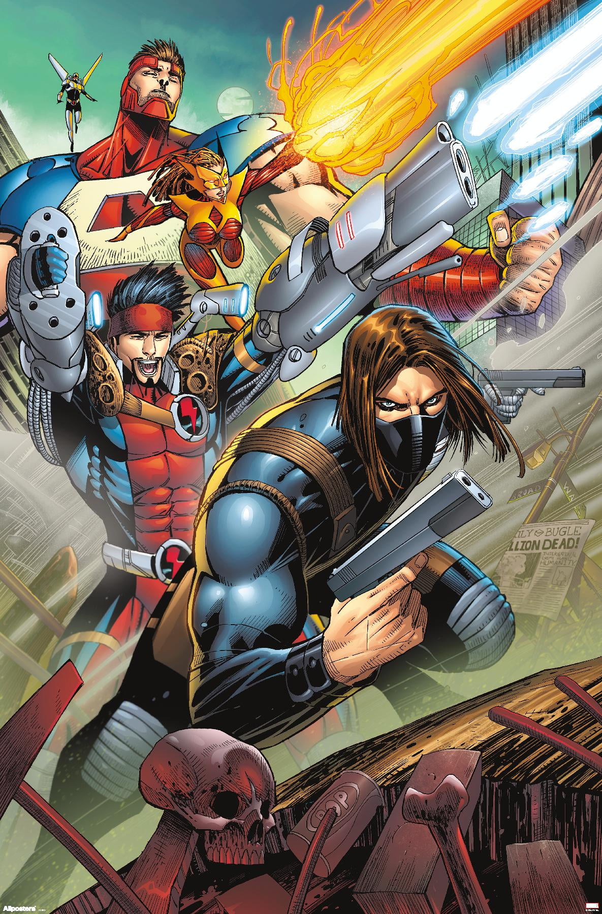 THUNDERBOLTS* パンフレット Marvel Comics Thunderbolts - Thunderbolts #1 Wall Poster, 14.725