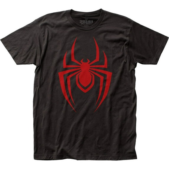 Marvel Comics Ultimate Spider-Man Miles Morales Symbol T-Shirt-Large