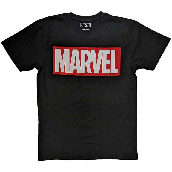 Marvel Comics Unisex T-Shirt Box Logo (Medium)