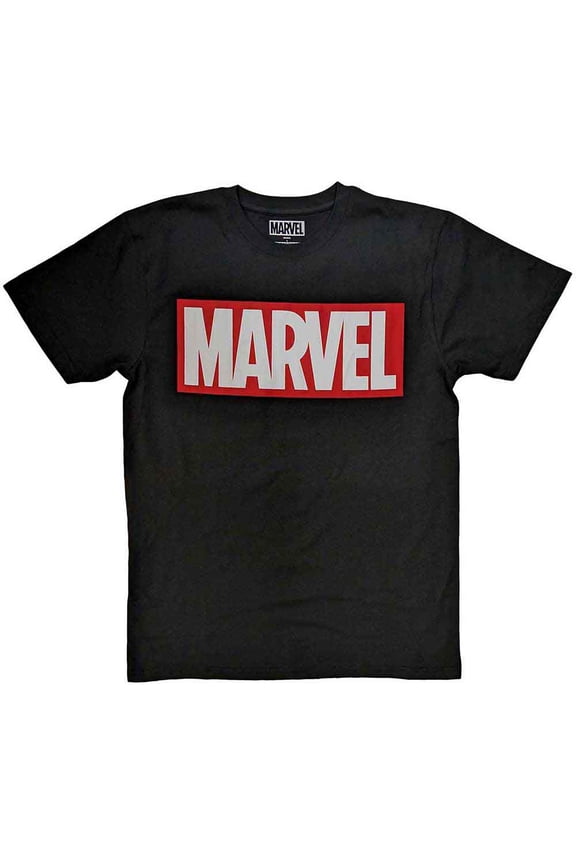 Marvel Comics Unisex T-Shirt Box Logo (Medium)