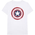 thumbnail image 1 of Marvel Comics Unisex T-Shirt Captain America Distressed Shield (Medium), 1 of 3