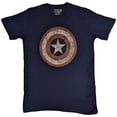 thumbnail image 1 of Marvel Comics Unisex T-Shirt: Captain America Embroidered Shield (XX-Large), 1 of 1