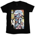 thumbnail image 1 of Marvel Comics Unisex T-Shirt: Captain America Wheel Comic Cover (XX-Large), 1 of 4
