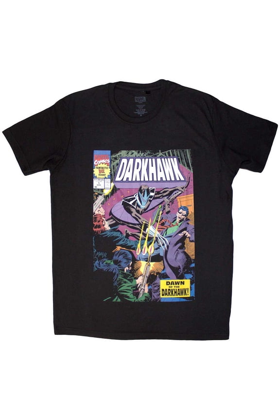 Marvel Comics Unisex T-Shirt: Darkhawk Comic Cover (X-Large)