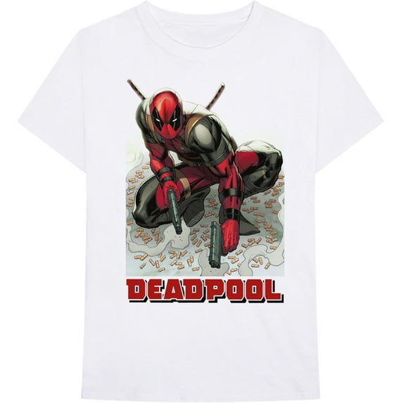 Marvel Comics Unisex T-Shirt Deadpool Bullet (XX-Large)