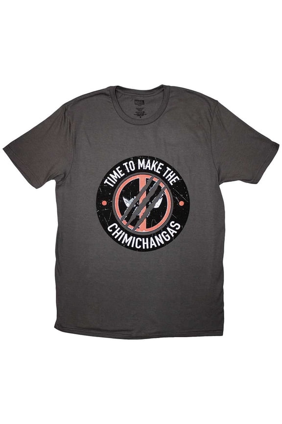 Marvel Comics Unisex T-Shirt: Deadpool Chimichanga (Large)