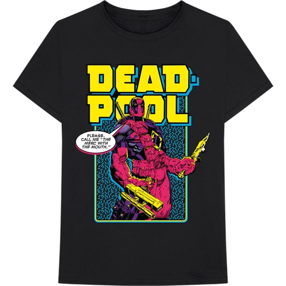 Marvel Comics Unisex T-Shirt Deadpool Comic Merc (X-Large)