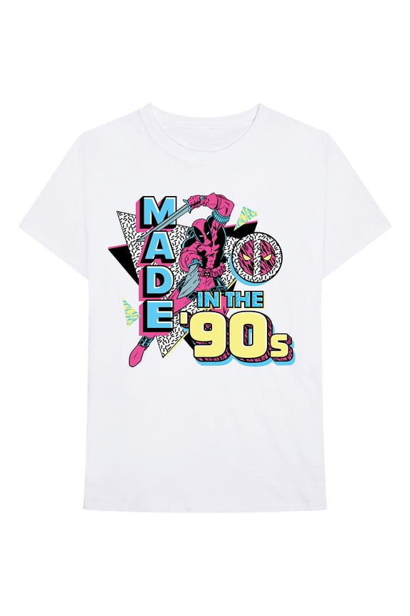 Marvel Comics Unisex T-Shirt Deadpool Made In The 90s (Small)