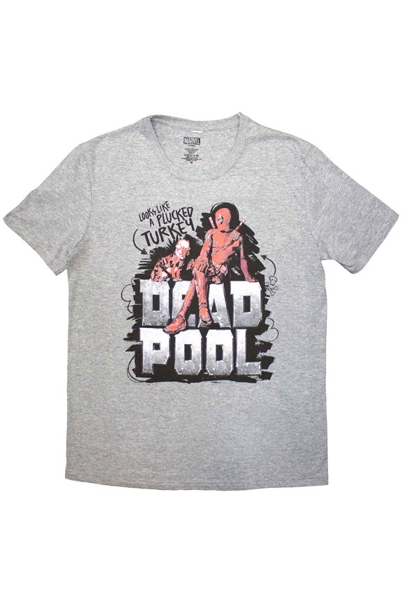 Marvel Comics Unisex T-Shirt: Deadpool Plucked Turkey (Large)