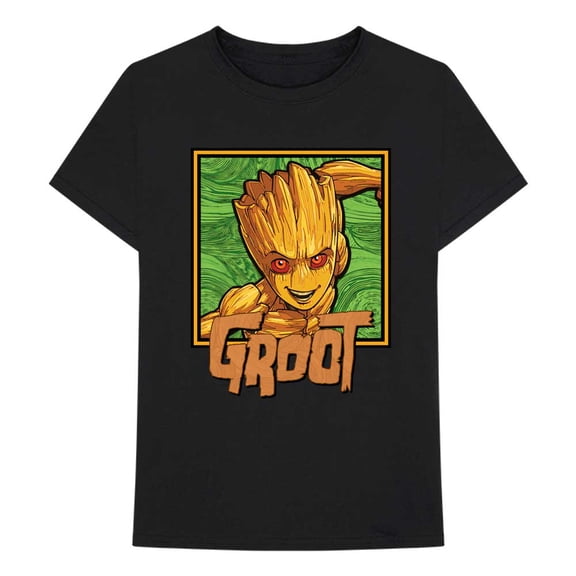 Marvel Comics Unisex T-Shirt I am Groot - Groot Square (Medium)
