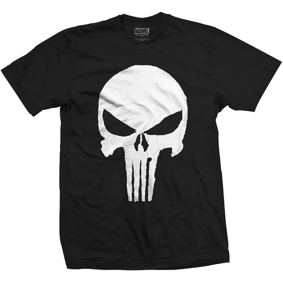 Marvel Comics Unisex T-Shirt Punisher Jagged Skull (X-Large)