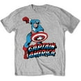 thumbnail image 1 of Marvel Comics Unisex T-Shirt Simple Captain America (Large), 1 of 3