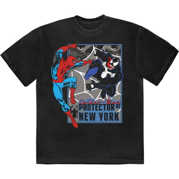 Marvel Comics Unisex T-Shirt Spider-Man Protector Of New York