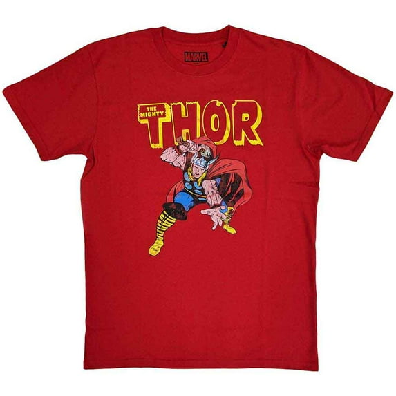 Marvel Comics Unisex T-Shirt: Thor Hammer Distressed (X-Large)