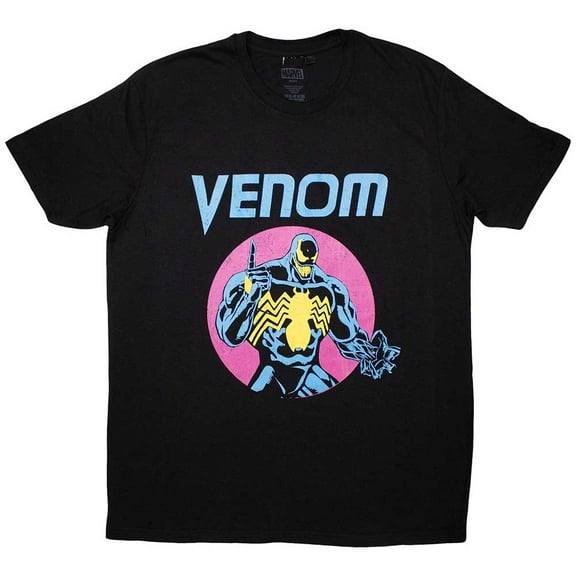 Marvel Comics Unisex T-Shirt: Venom Purple Circle (X-Large)