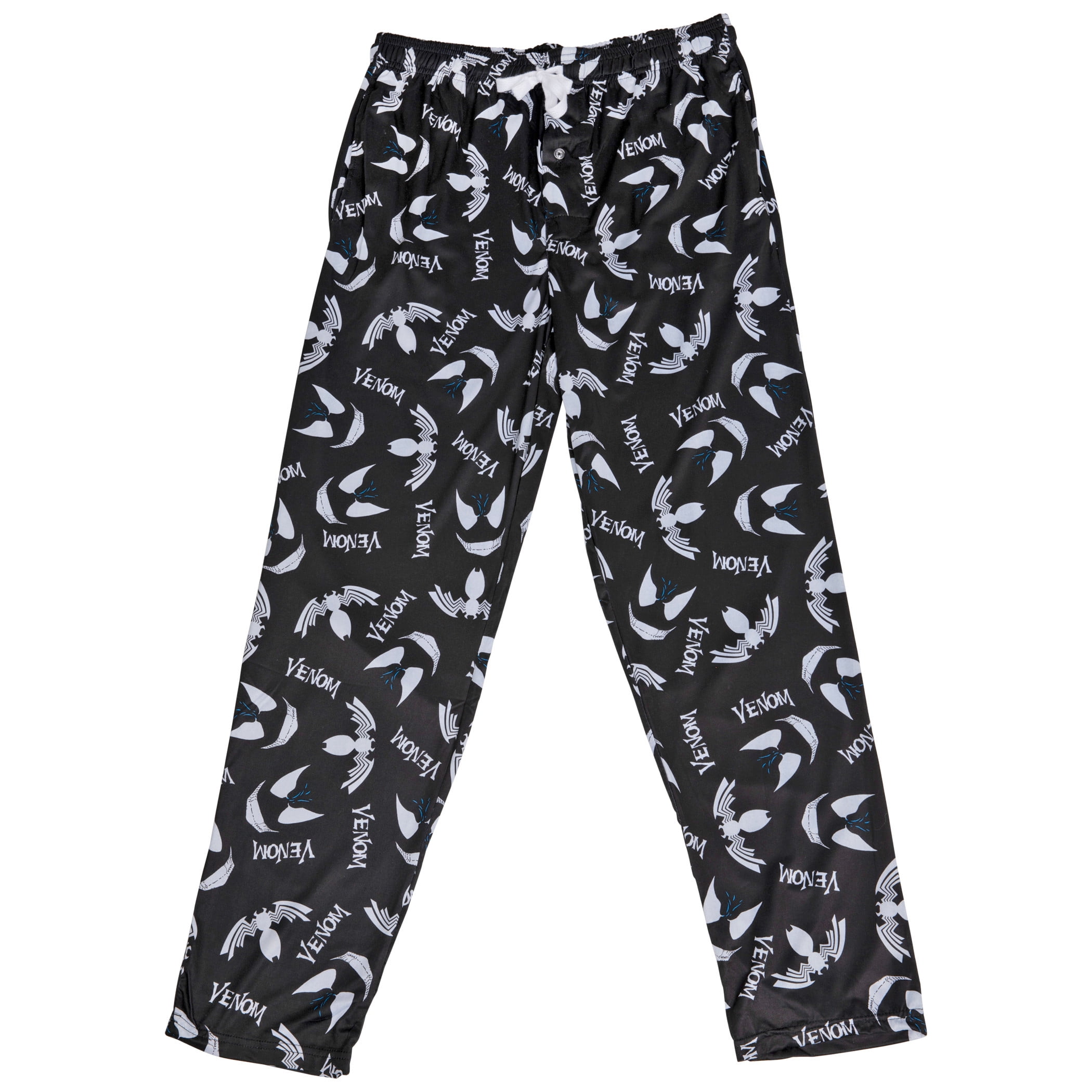 Marvel Comics Venom All Over Print Symbols Sleep Pants-Large (36