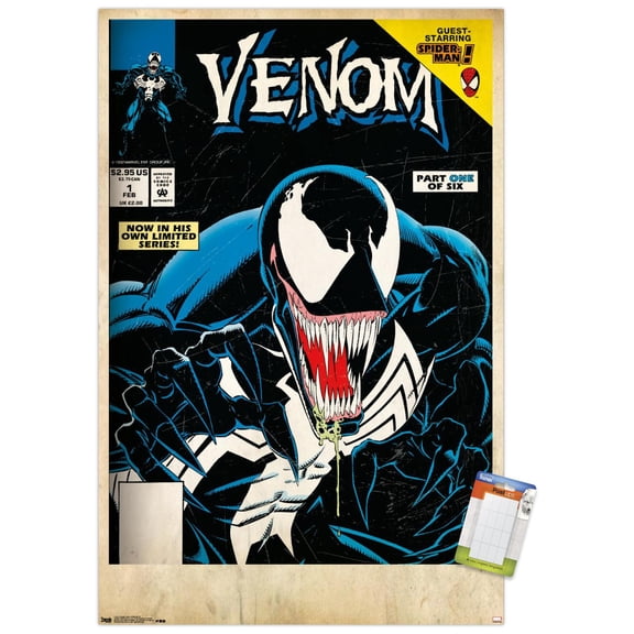 Marvel Comics - Venom - Lethal Protector Cover #1 Wall Poster, 14.725" x 22.375"