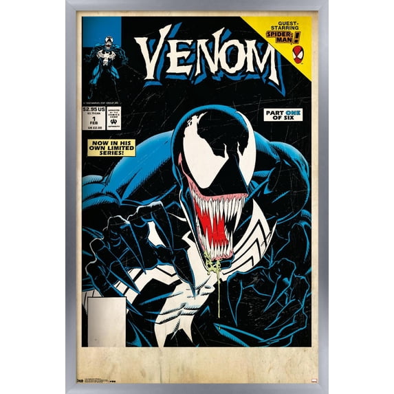 Marvel Comics Venom - Lethal Protector Cover #1 Wall Poster, 22.375" x 34" Framed