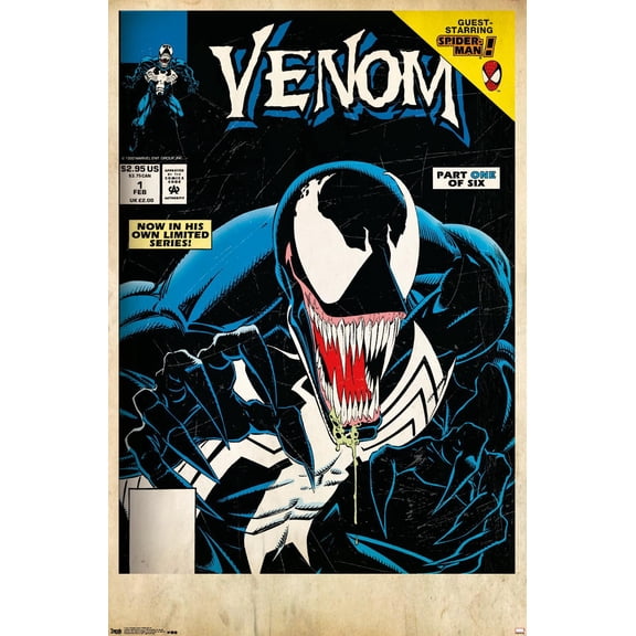 Marvel Comics Venom - Lethal Protector Cover #1 Wall Poster, 22.375" x 34"