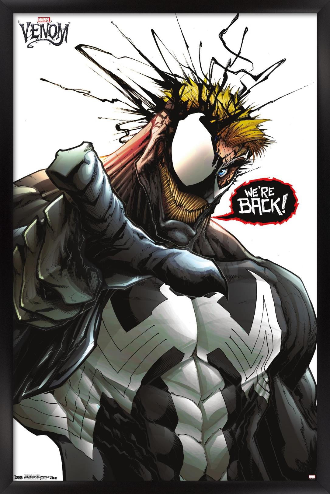 Marvel Comics - Venom - We're Back Wall Poster, 22.375