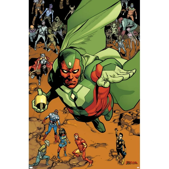 Marvel Comics - Vision - All-New, All-Different Avengers #12 Wall Poster, 22.375" x 34"