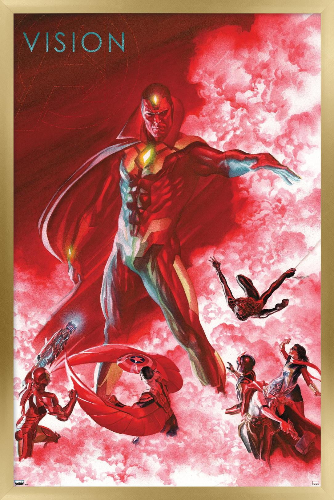 Marvel Comics - Vision - All-New, All-Different Avengers #6 Wall Poster, 14.725" x 22.375", Framed