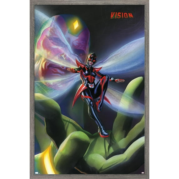 Marvel Comics - Vision - All-New, All-Different Avengers #9 Wall Poster, 14.725" x 22.375", Framed