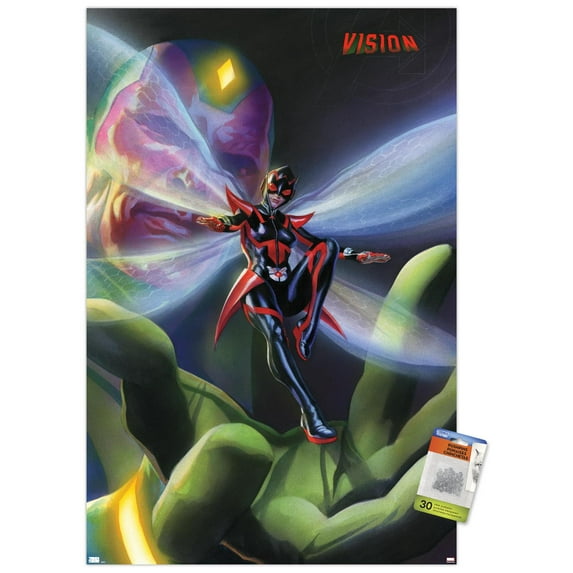 Marvel Comics - Vision - All-New, All-Different Avengers #9 Wall Poster with Pushpins, 22.375" x 34"