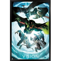 Marvel Comics - Vision - Avengers #1 Wall Poster, 14.725" x 22.375", Framed