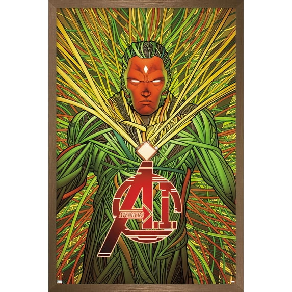 Marvel Comics - Vision - Avengers A.I. #8 Wall Poster, 14.725" x 22.375", Framed
