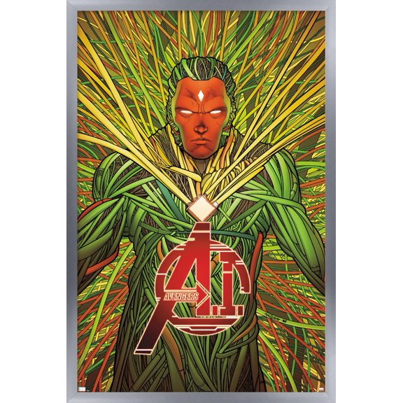 Marvel Comics - Vision - Avengers A.I. #8 Wall Poster, 22.375" x 34", Framed